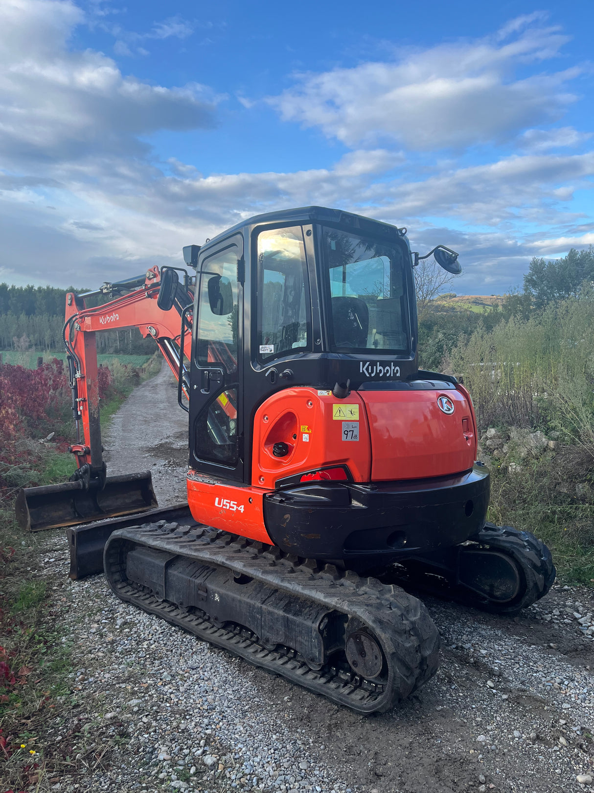 MINI PELLE KUBOTA U55-4