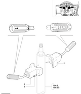 inverseur comodo pour tractopelle fiat hitachi FB100 FB90 FB110 LB90 LB95 LB110