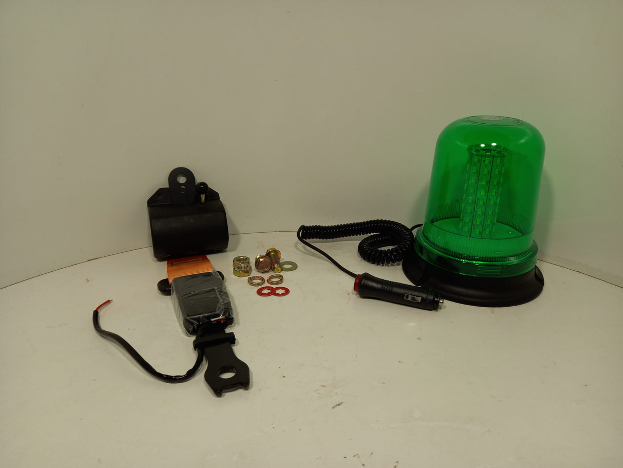 Kit de balise verte magnétique et de ceinture de sécurité LED pour bendelles